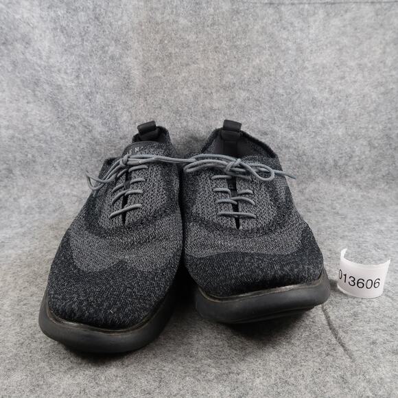 Cole Haan Shoes Mens 13 Oxford Sneaker ZeroGrand Stitchlite Wingtip Black Grey main image 16